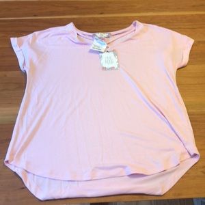 Never worn, pink blouse, casual